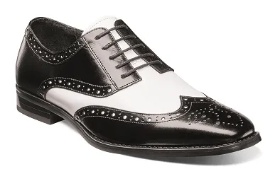 25092-111 I STACY ADAMS TINSLEY I BLACK-WHITE