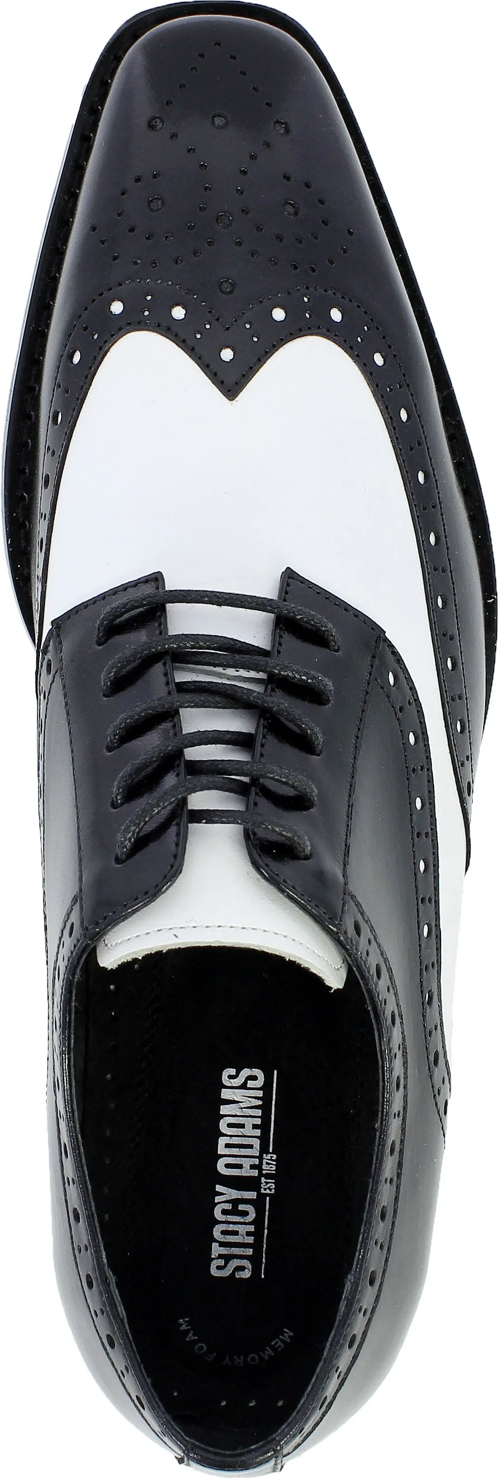 25092-111 I STACY ADAMS TINSLEY I BLACK-WHITE