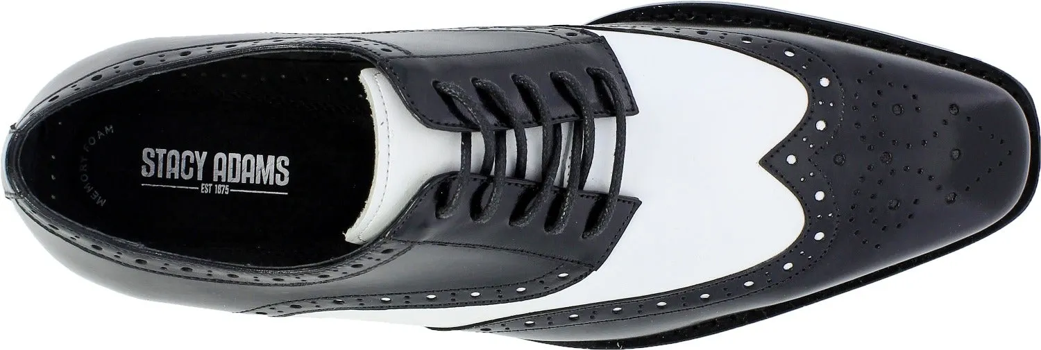 25092-111 I STACY ADAMS TINSLEY I BLACK-WHITE