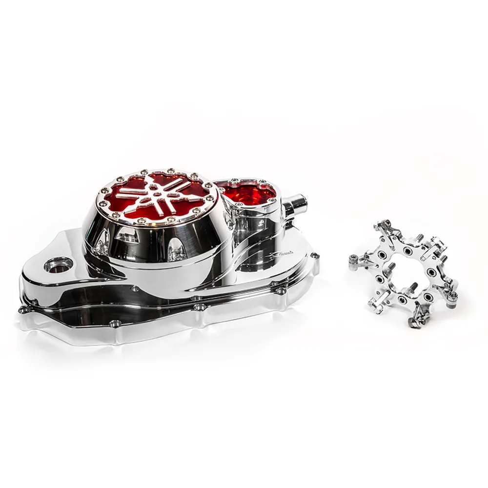 Banshee Billet Clutch Cover with Lexan Waterpump Cover
