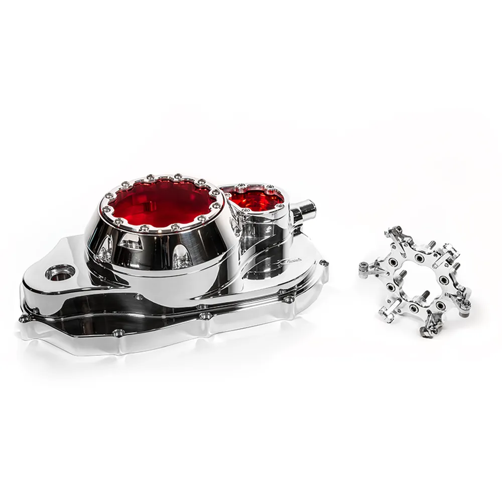 Banshee Billet Clutch Cover with Lexan Waterpump Cover