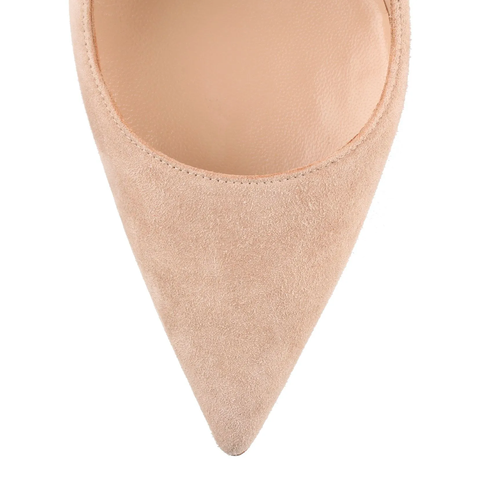 BB 70 beige suede pumps