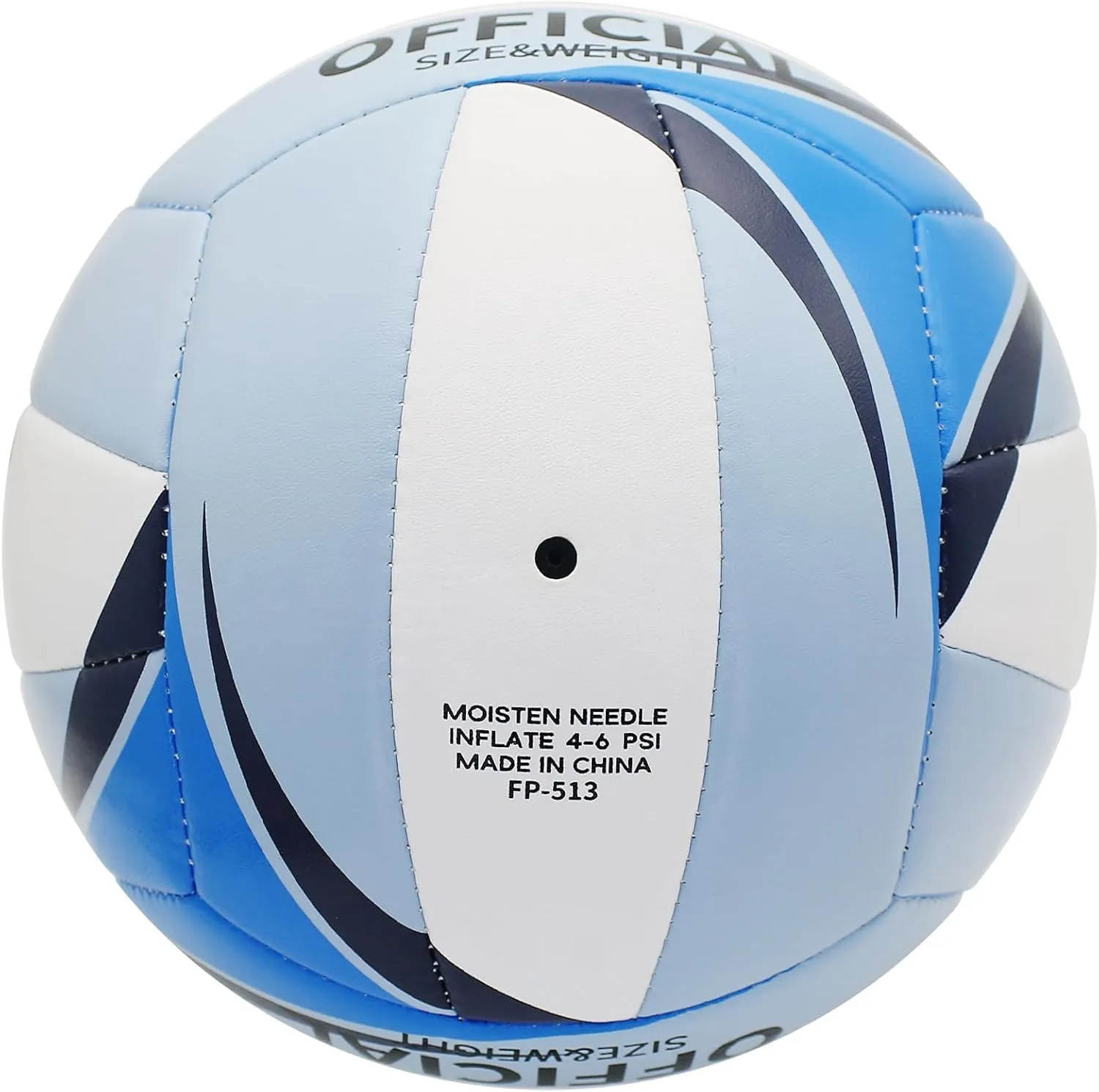 Beach Volleyball Official Size 5 with Pump, Soft Leather Volleyball for Outdoor Indoor Game, Gift for Unisex Adult