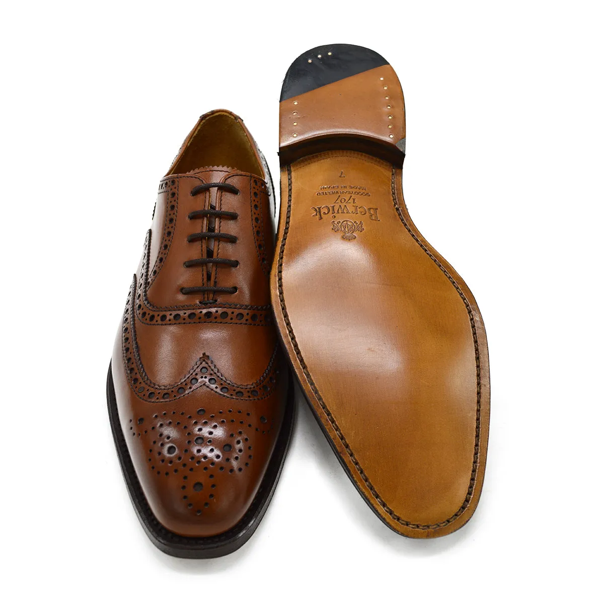 Berwick 1707 Oxford Brogue (5215) Tan