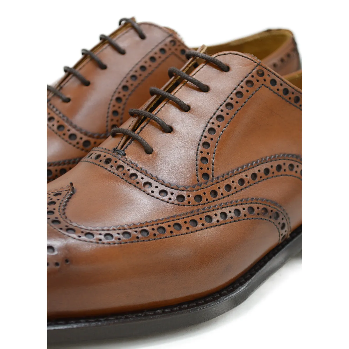 Berwick 1707 Oxford Brogue (5215) Tan