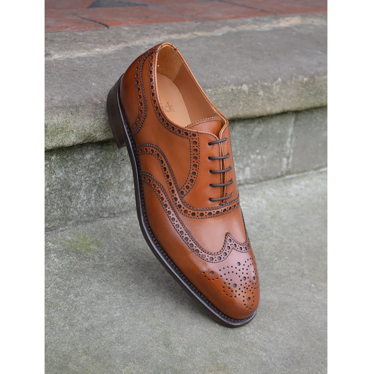 Berwick 1707 Oxford Brogue (5215) Tan
