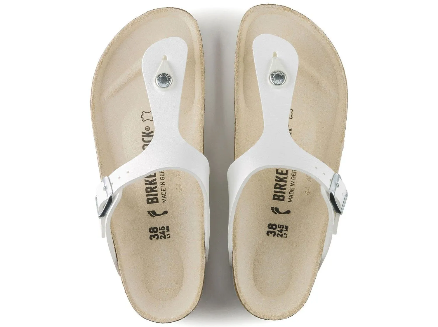 Birkenstock Gizeh Sandal - Birko Flor White