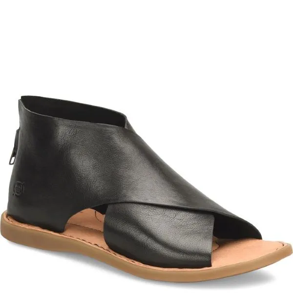 Born Black with Natural Sole IWA Womens Sandals BR0018400
