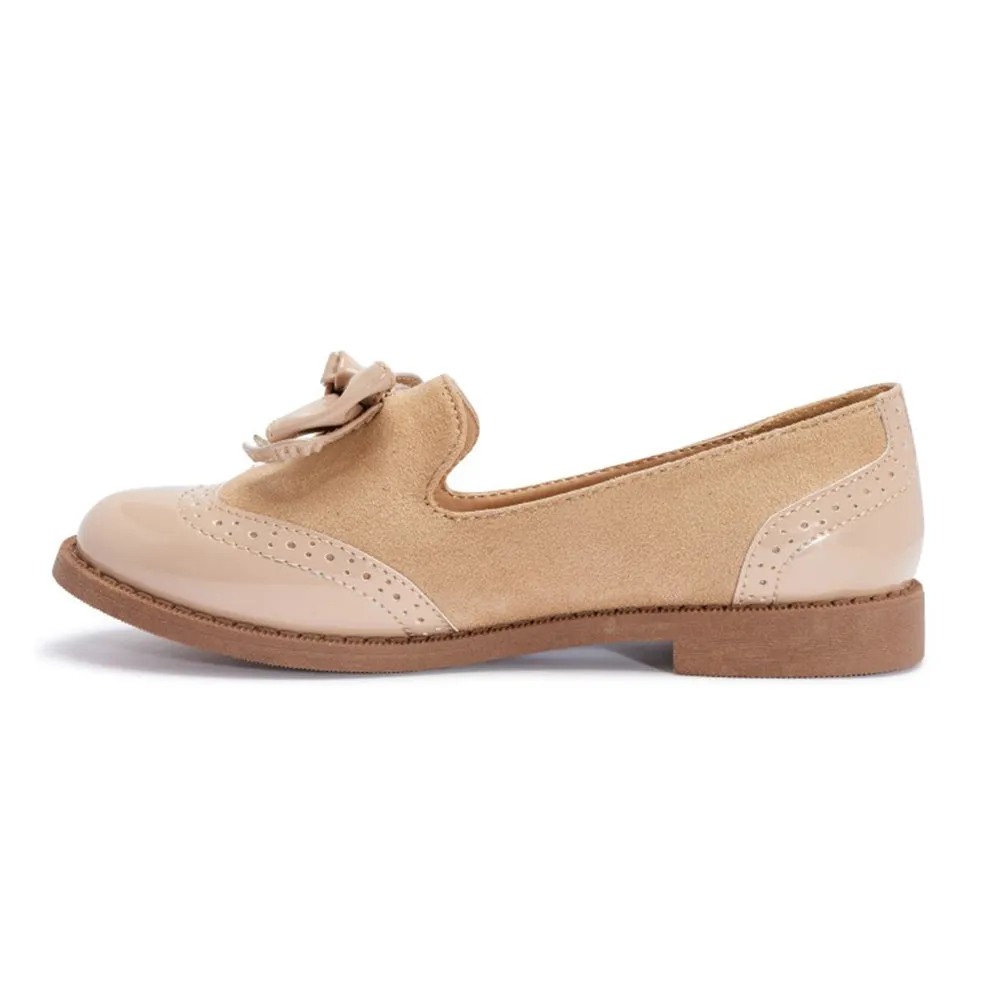 Bow detail loafer
