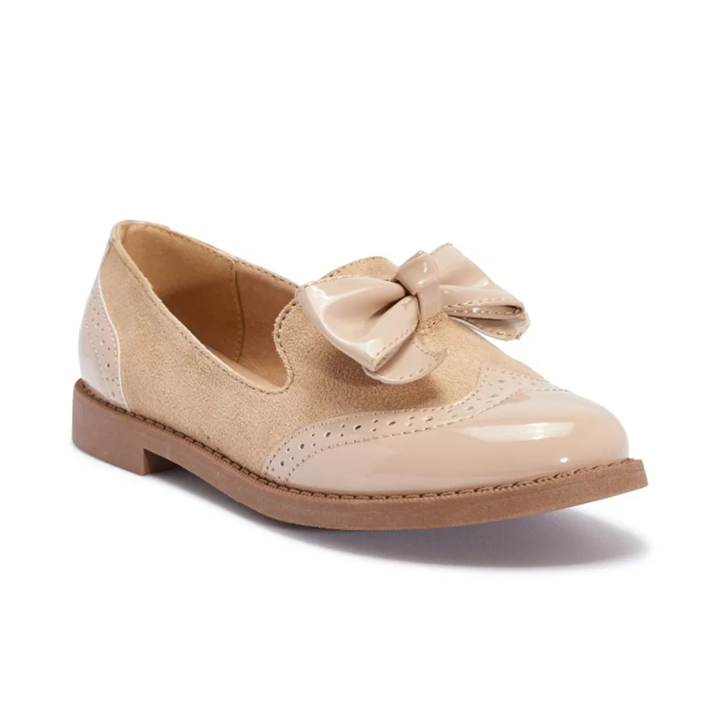 Bow detail loafer