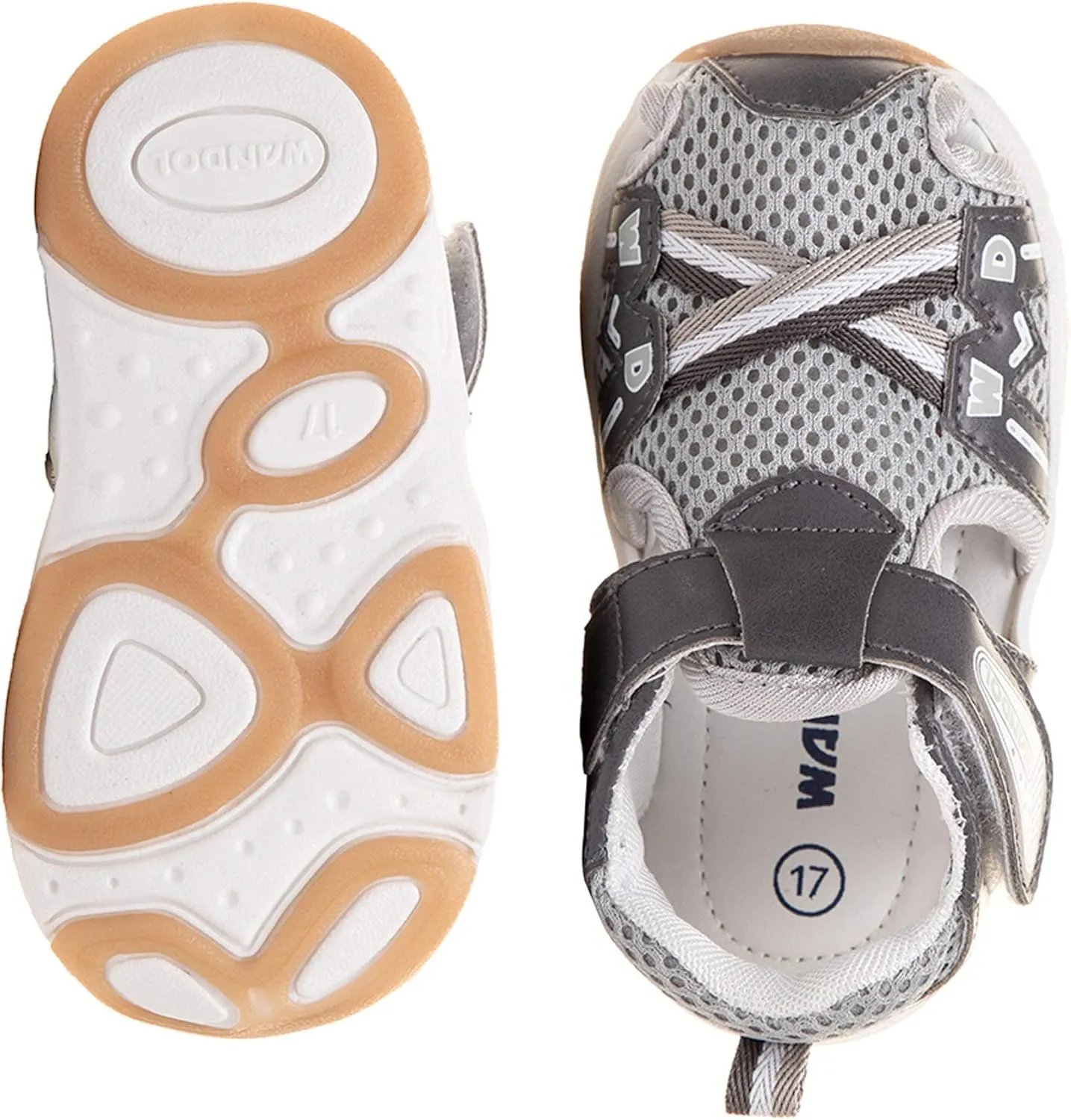 Boys Girls Athletic Sandals Outdoor Breathable Closed- Toe Sports Sandals