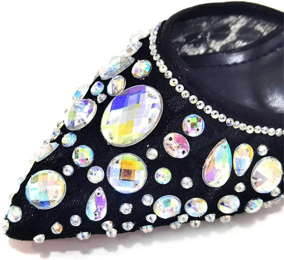 Butterfly Embroidery Champagne Heel Ladies Sandals Work Party Shoes Shoulder Bag Set