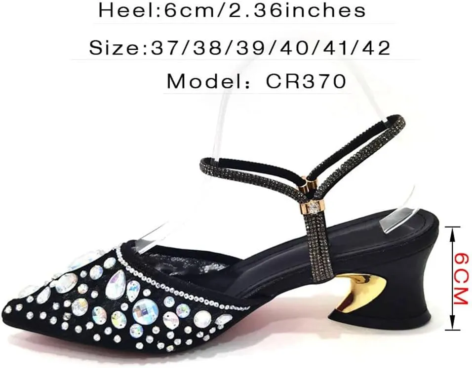 Butterfly Embroidery Champagne Heel Ladies Sandals Work Party Shoes Shoulder Bag Set