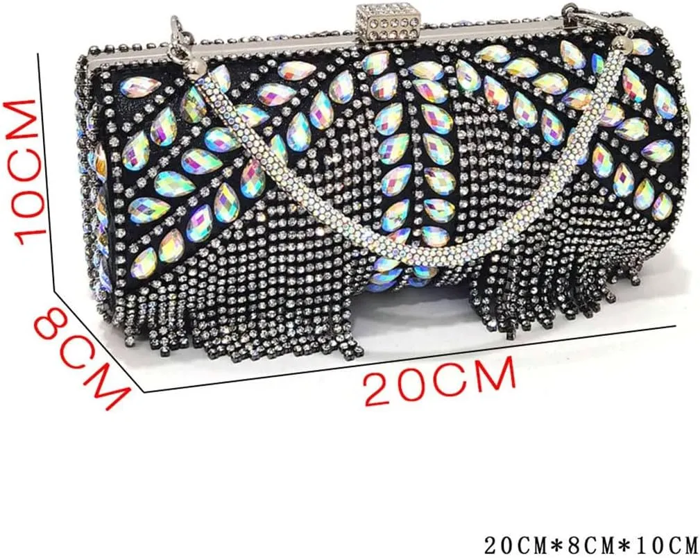 Butterfly Embroidery Champagne Heel Ladies Sandals Work Party Shoes Shoulder Bag Set