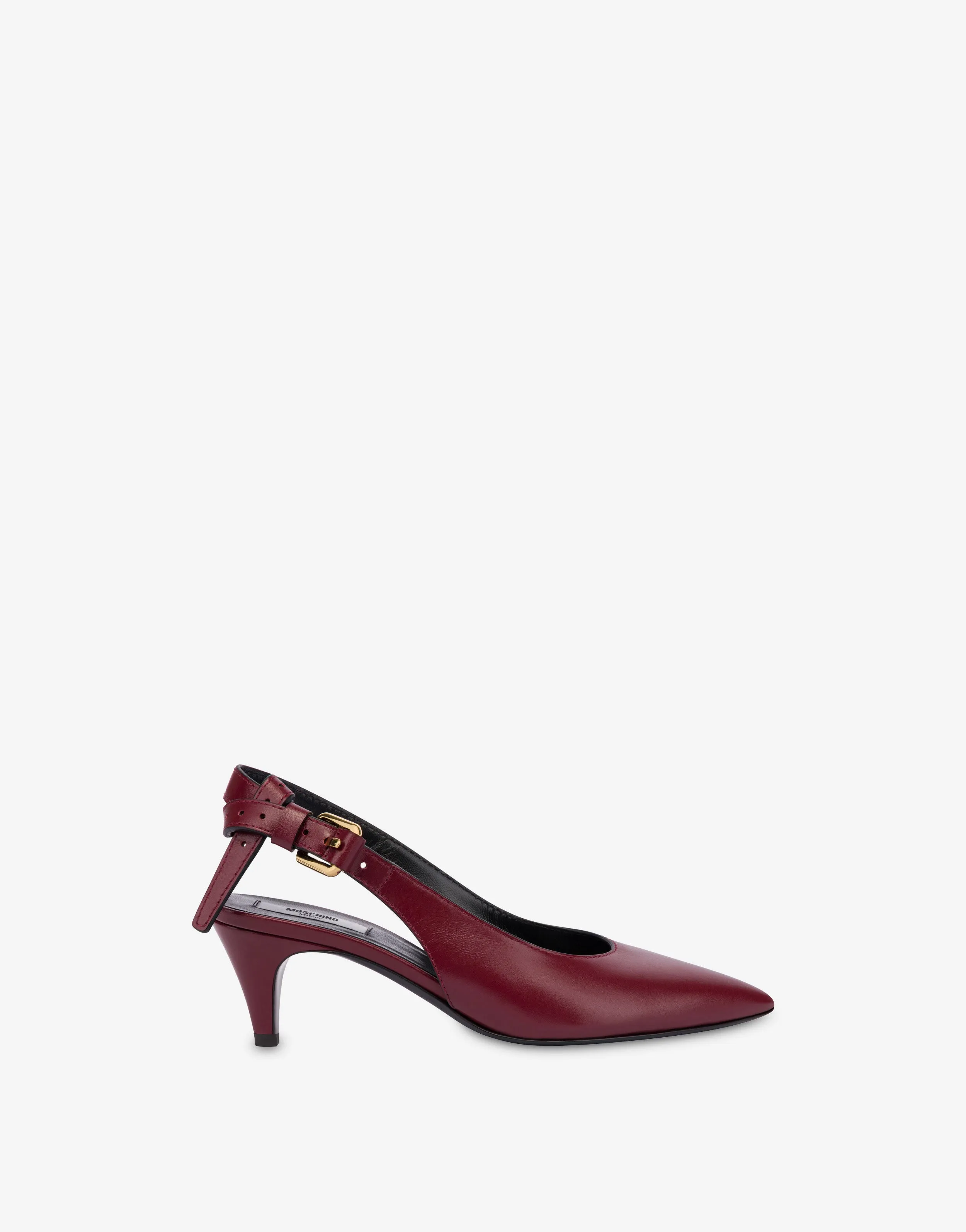 Calf leather slingback