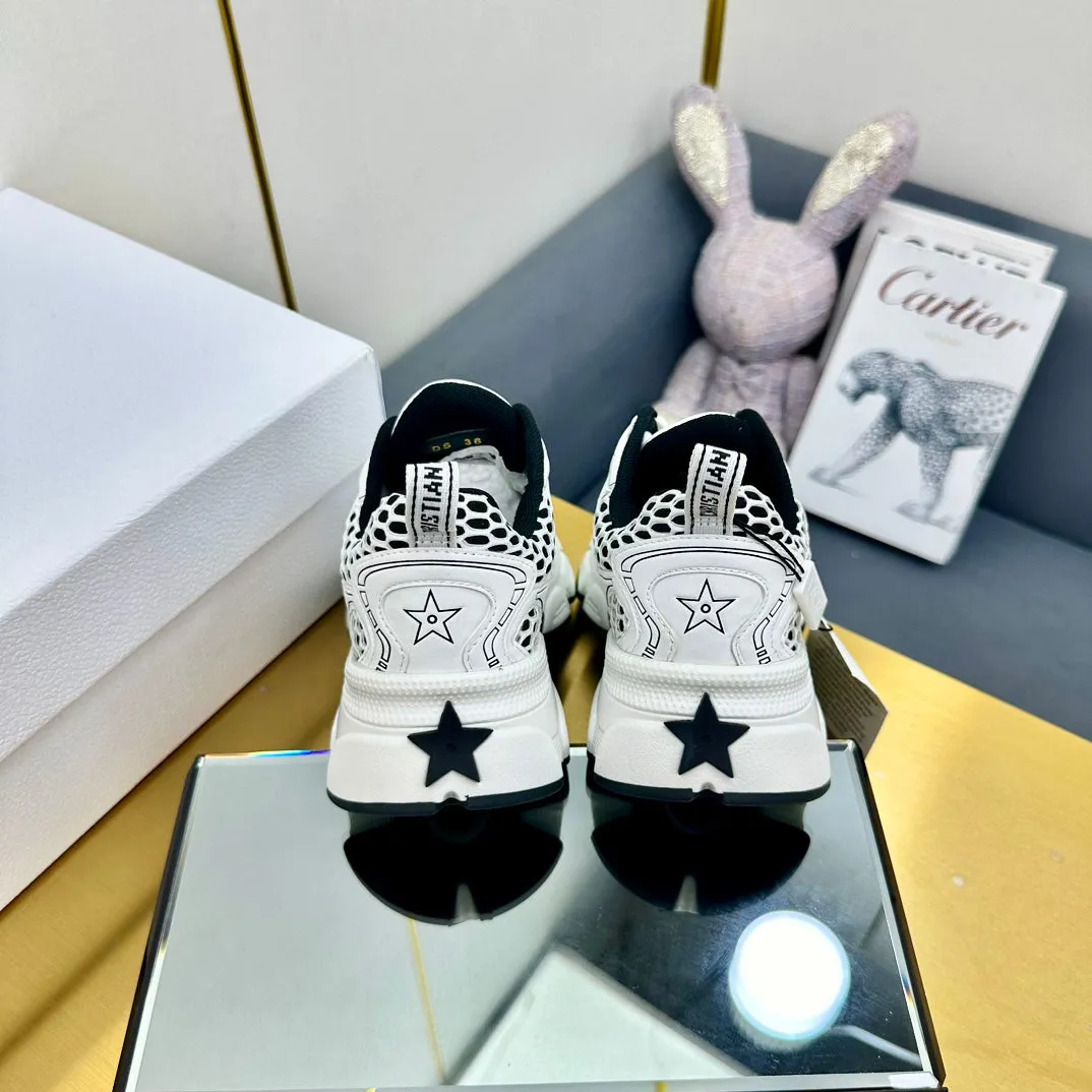 CD Chrono Sneaker 40mm In White Mesh Fabric 994576