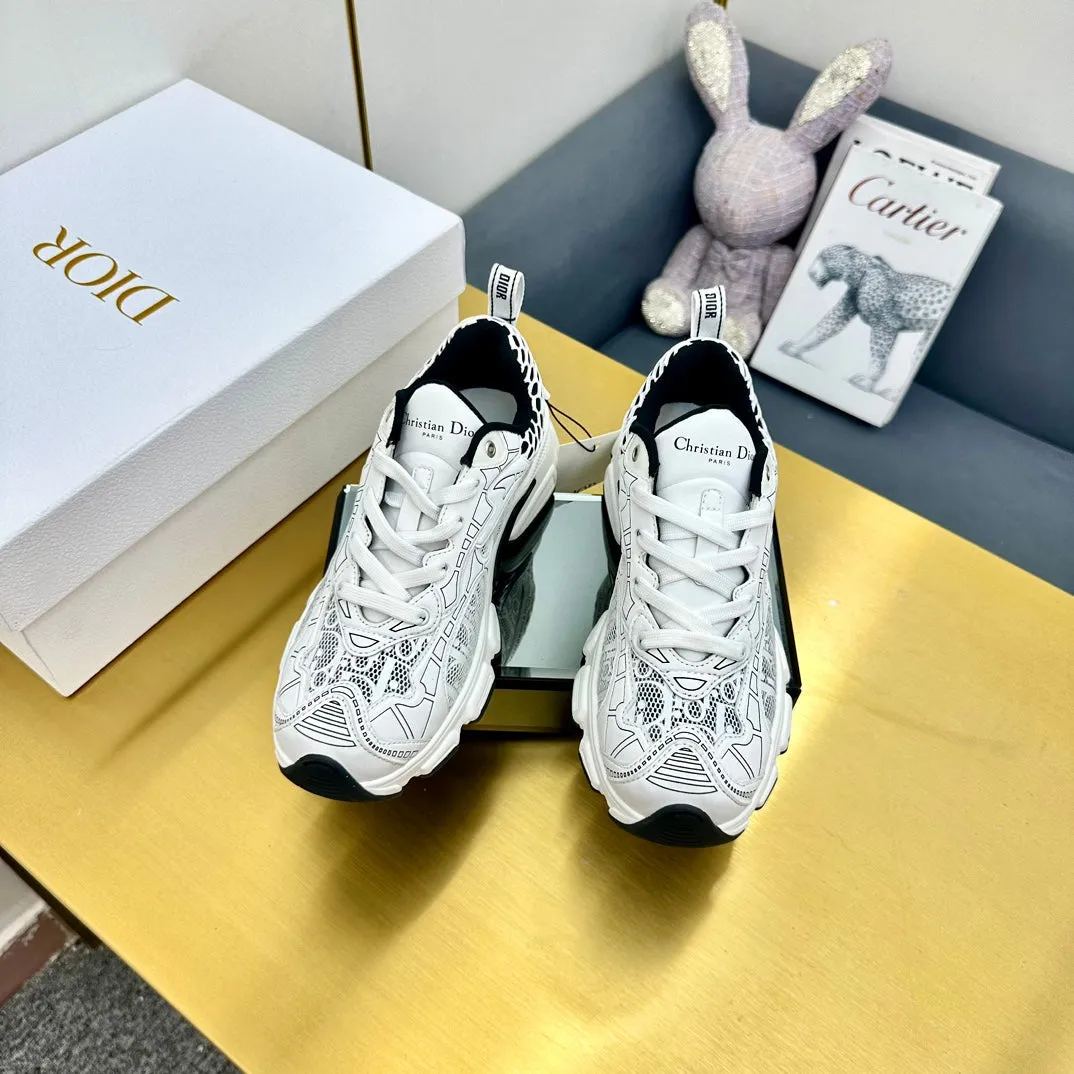 CD Chrono Sneaker 40mm In White Mesh Fabric 994576