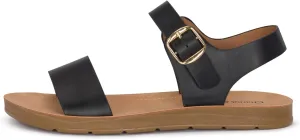 Chariot & Co - Crew - Women's Single Band Strappy Ankle Buckle Fashion Flat Sandals