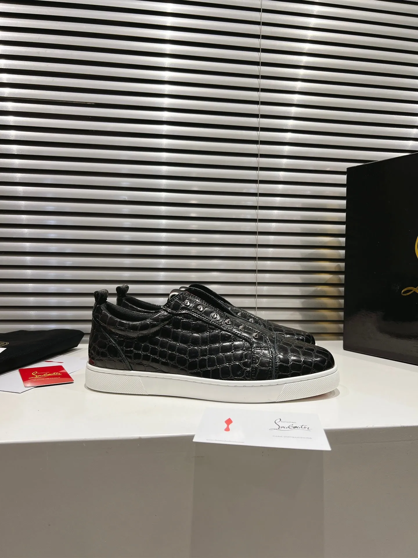 CL F.A.V Fique A Vontade Slip-on sneakers Black  Calf Leather 242411