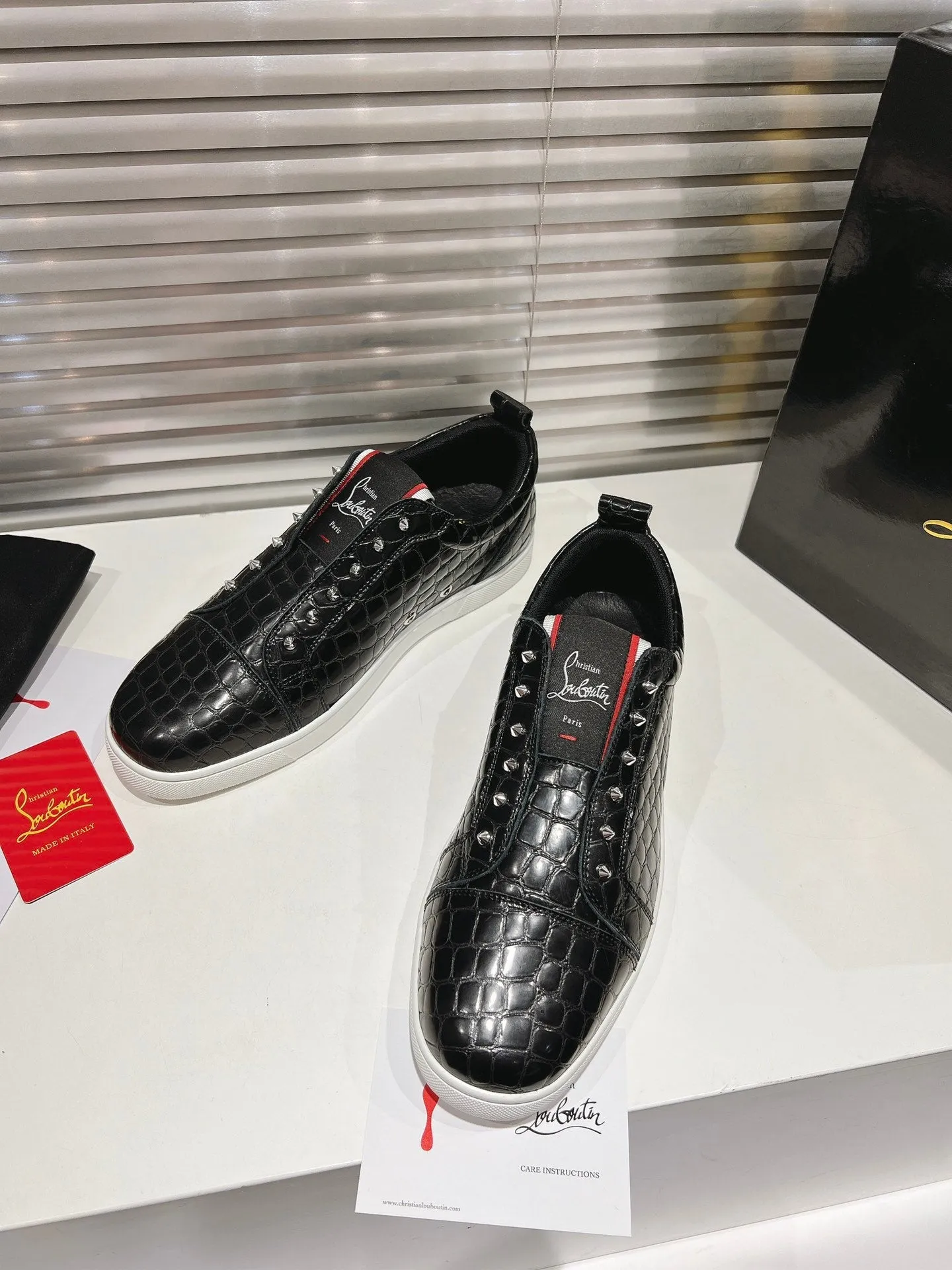 CL F.A.V Fique A Vontade Slip-on sneakers Black  Calf Leather 242411