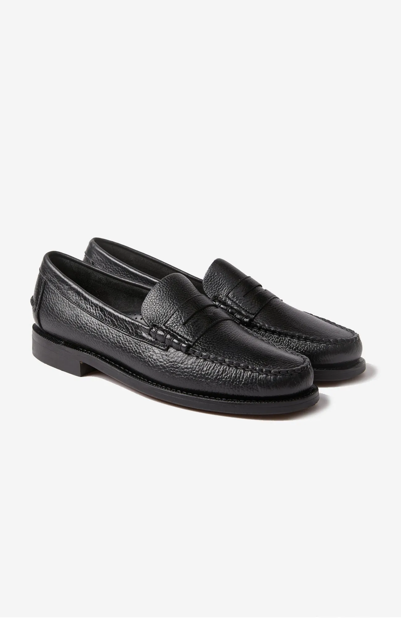 Classic DAN Loafer in hammered calfskin