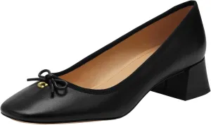 Coach Women's Ava Leather Ballet Pump