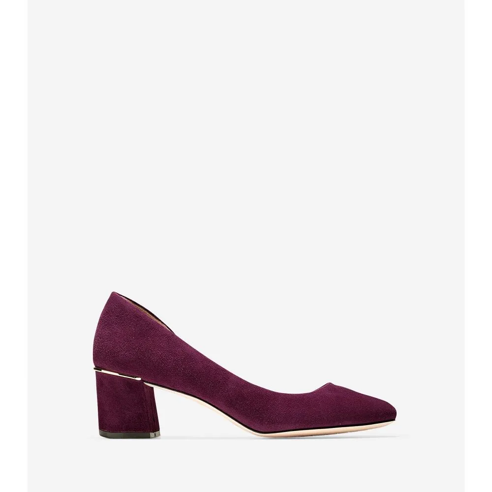 Cole Haan, Laree Grand Pump 55mm, Fig Suede, 7