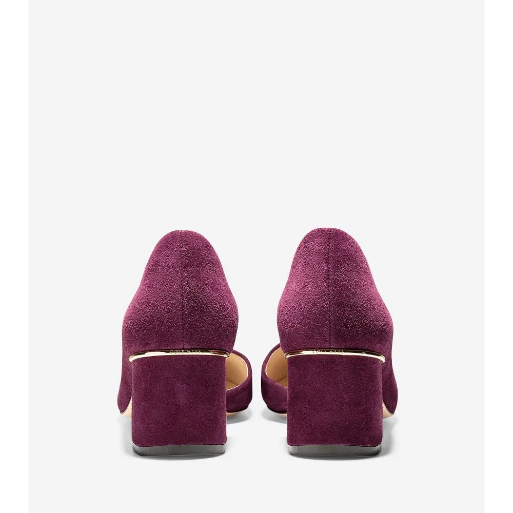 Cole Haan, Laree Grand Pump 55mm, Fig Suede, 7