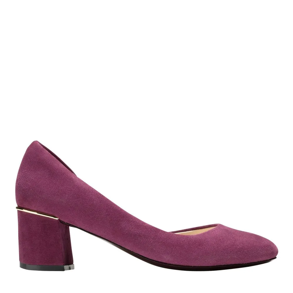 Cole Haan, Laree Grand Pump 55mm, Fig Suede, 7