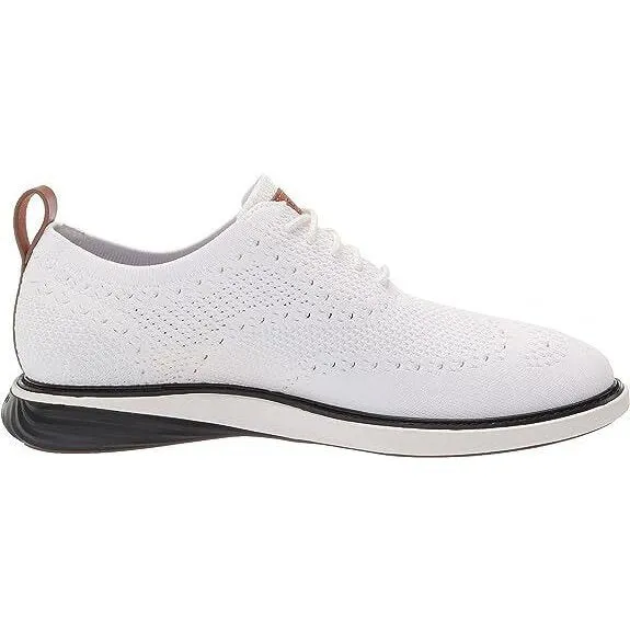 Cole Haan Mens GrandEvOlution Sititchlite Oxford Optic White Knit C32155