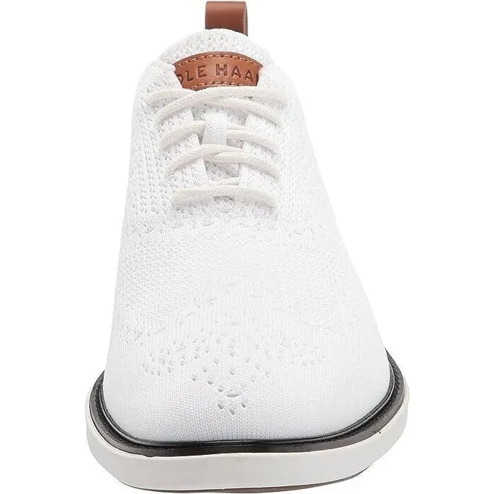 Cole Haan Mens GrandEvOlution Sititchlite Oxford Optic White Knit C32155