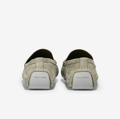 Cole Haan Men's Wyatt Bit Driver Tea Leaf Nubuck Perf/Sleet C37272