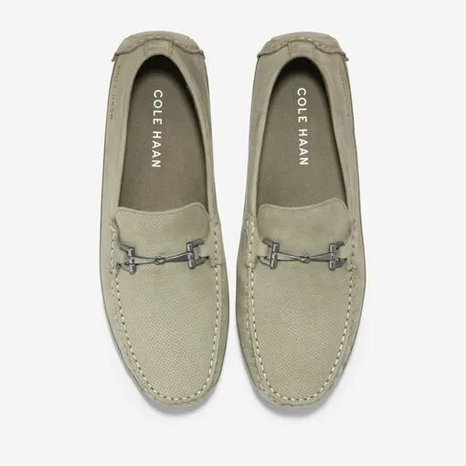 Cole Haan Men's Wyatt Bit Driver Tea Leaf Nubuck Perf/Sleet C37272