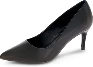CUSHIONAIRE Women's Preston Dress Pump  Memory Foam, Wide Widths Available