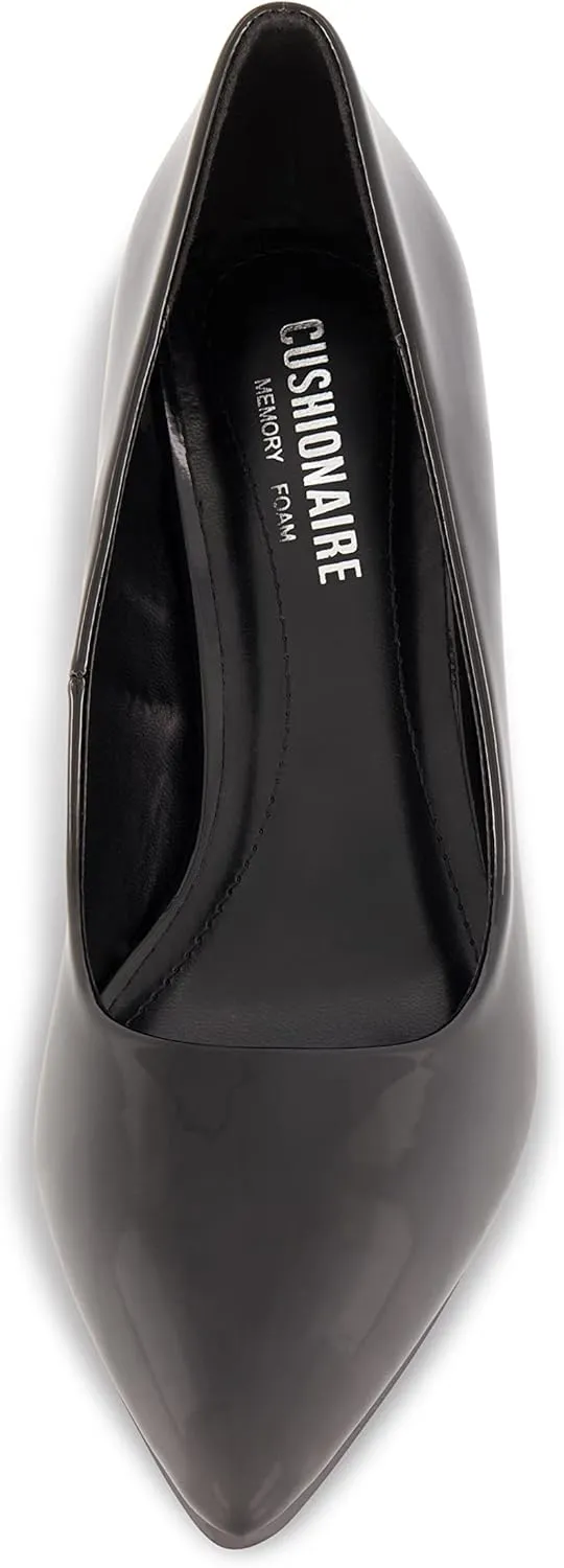 CUSHIONAIRE Women's Preston Dress Pump  Memory Foam, Wide Widths Available