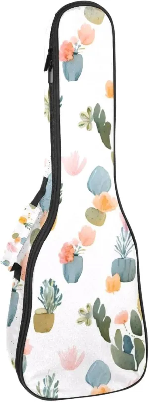 Cute Succulents Cactus Pots Green Pattern