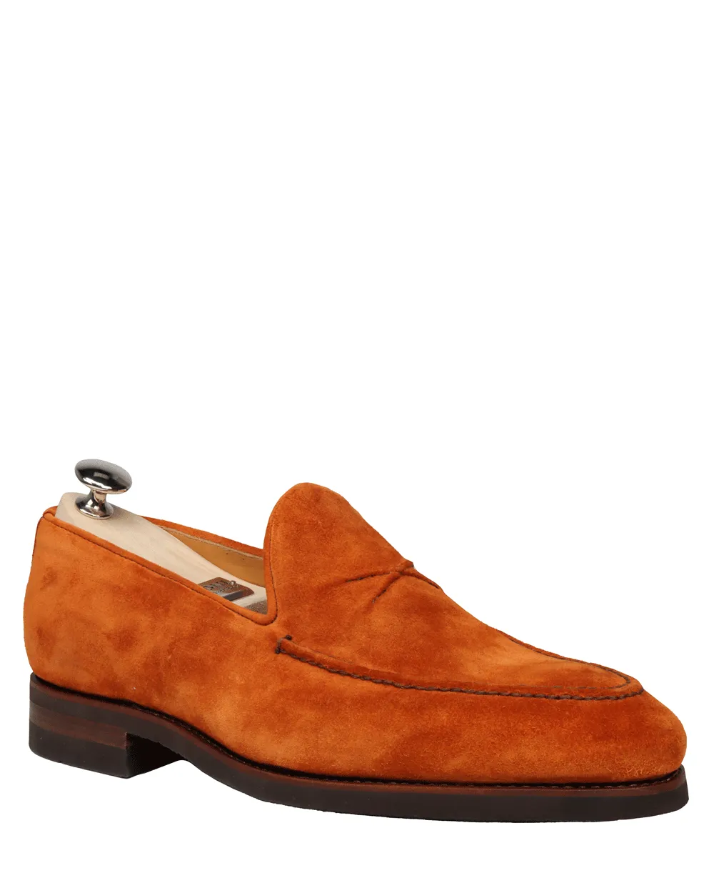De Bustis Suede Loafer in Ambrato