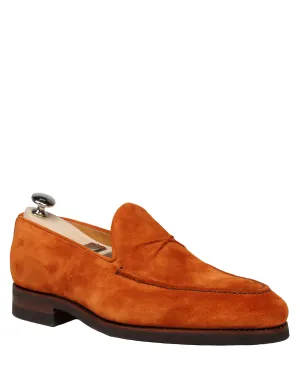 De Bustis Suede Loafer in Ambrato