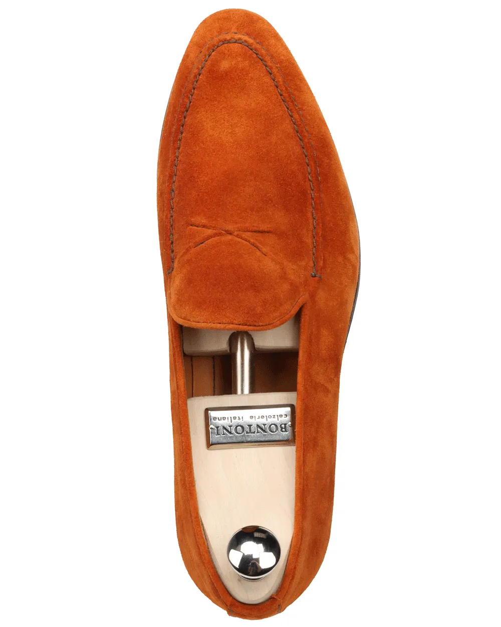De Bustis Suede Loafer in Ambrato