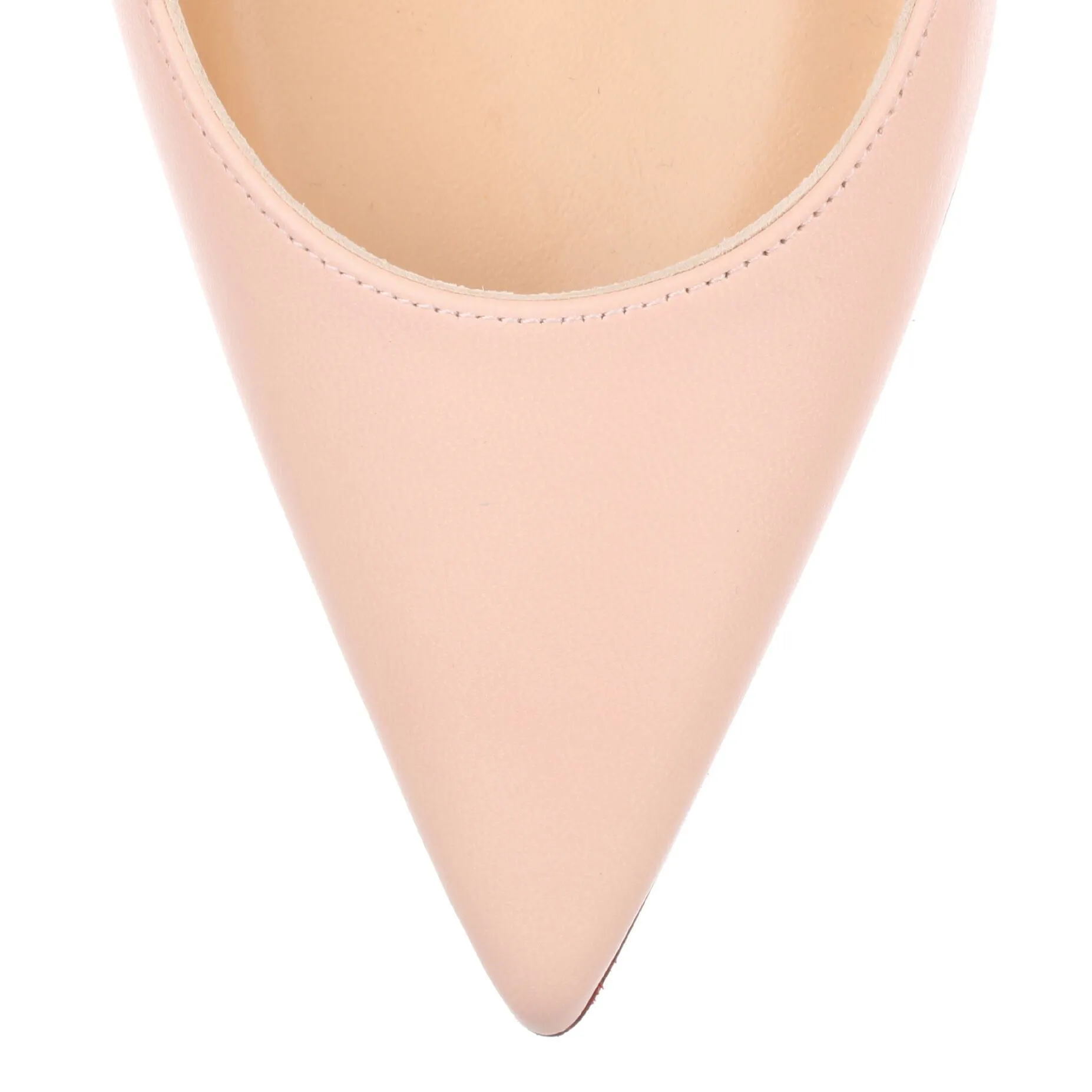 Decollete 554 85 powder pink leather pump