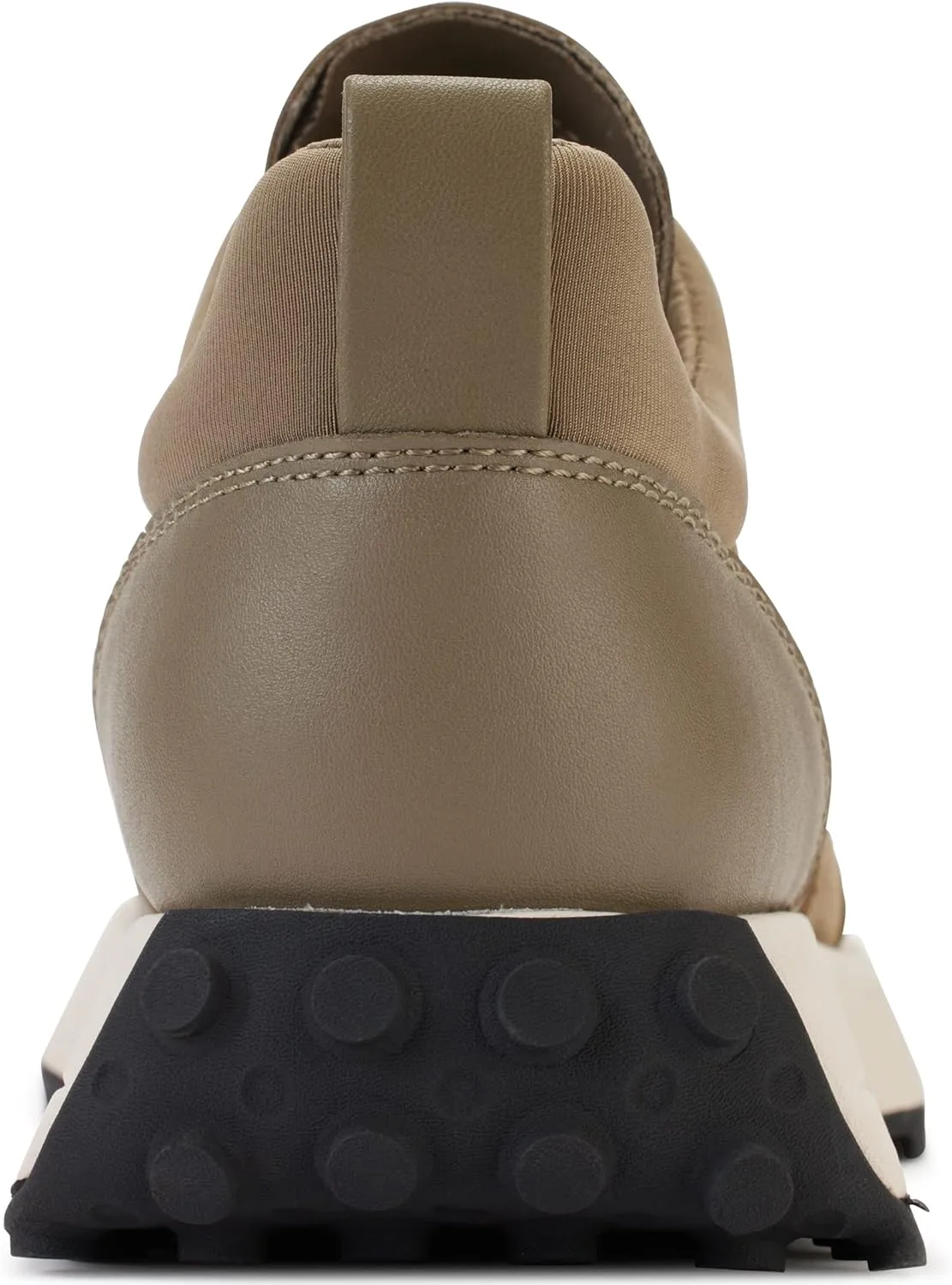 DKNY Women's Platform Mixed Material Slip-on Sneaker