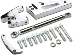 DNA MOTORING Alternator Bracket Compatible with Chevy Small Block SBC Short Water Pump SWP, ABK-RC4307