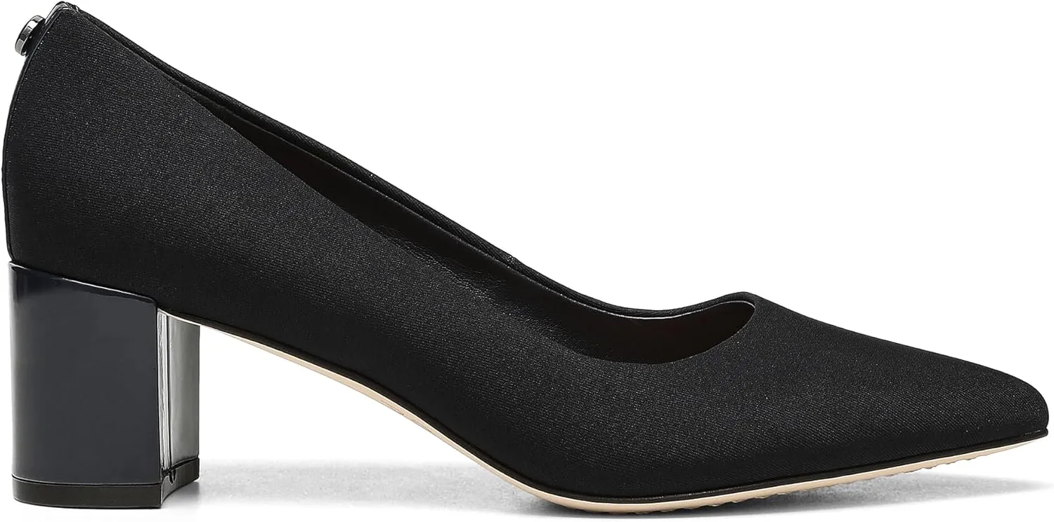 Donald Pliner Women's Stephani High Crepe Fabric – 2” Block, Chunky Heels Dress Shoes, Classic Pump