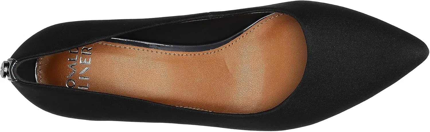 Donald Pliner Women's Stephani High Crepe Fabric – 2” Block, Chunky Heels Dress Shoes, Classic Pump