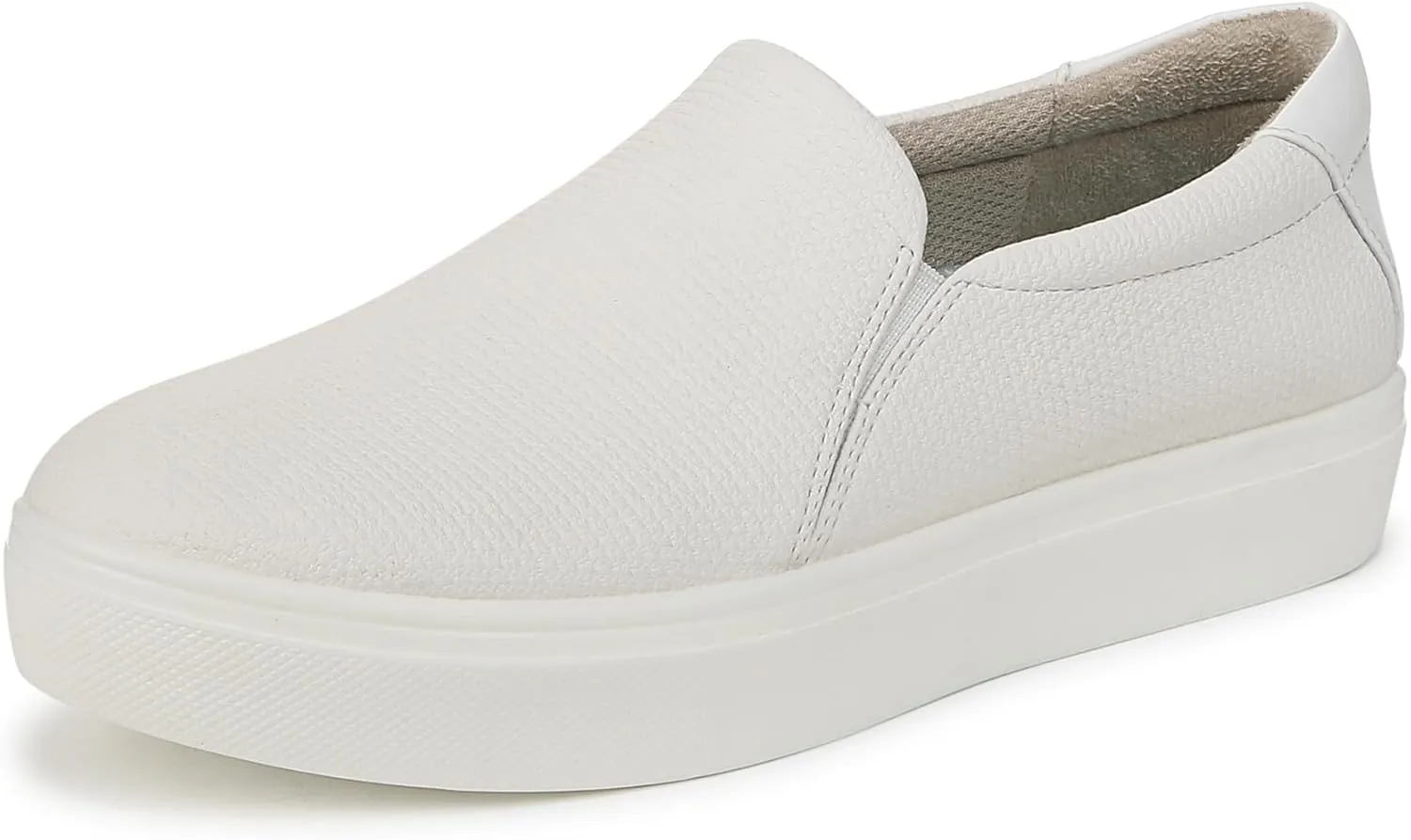 Dr. Scholl's Womens Madison Cloud Sneaker White Snake 6M