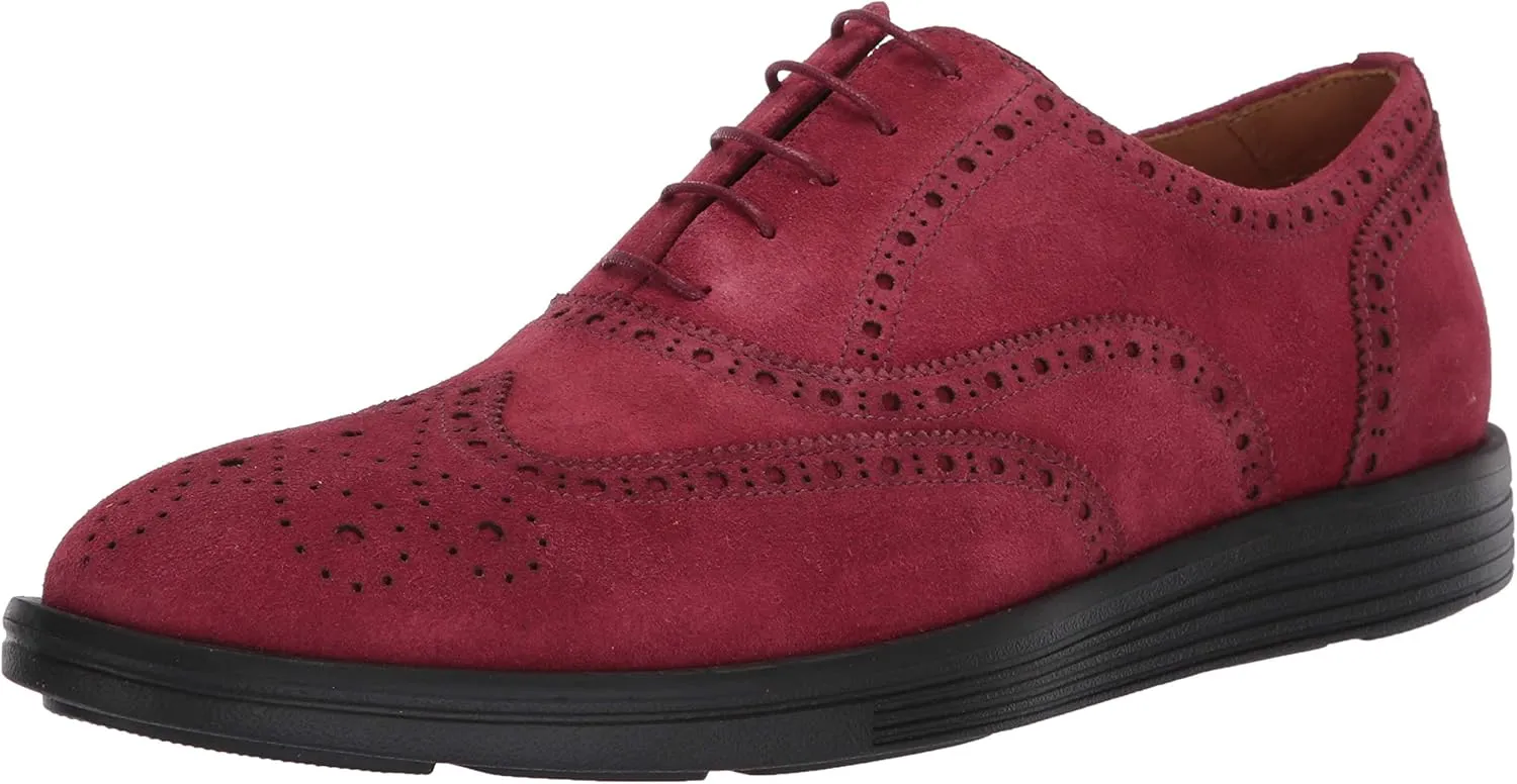 Driver Club USA Men's Leather Made in Brazil Eva Lightweight Oxford Wingtip