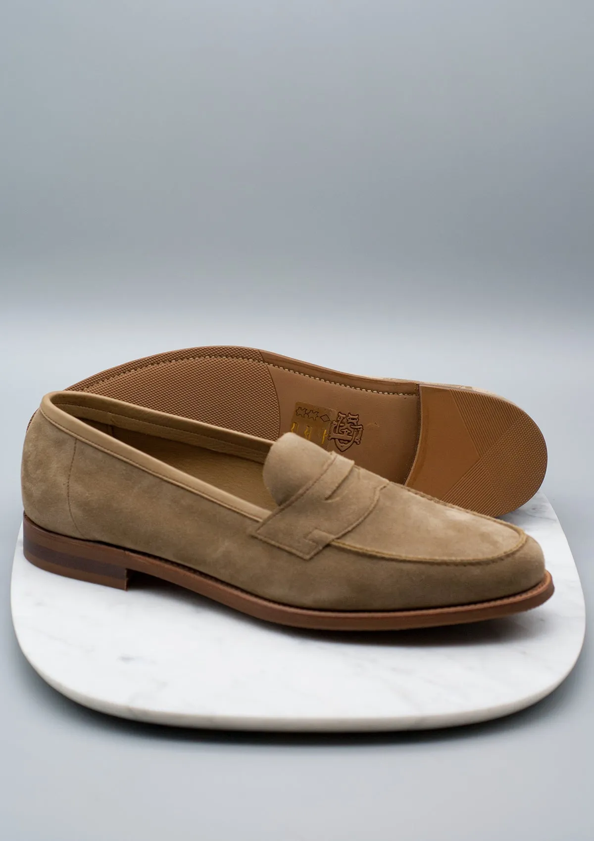 Duke - Unlined - Mushroom Suede - 137 last - R1