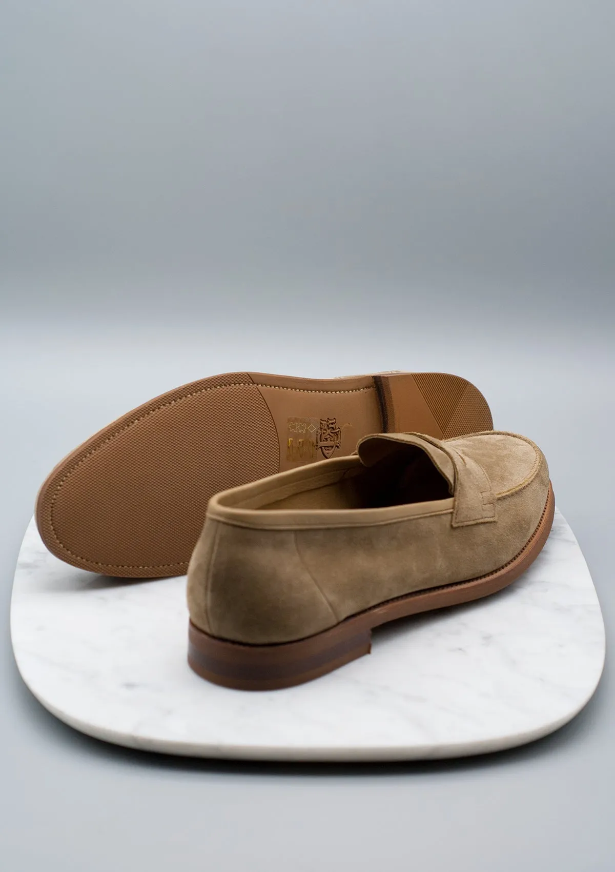 Duke - Unlined - Mushroom Suede - 137 last - R1