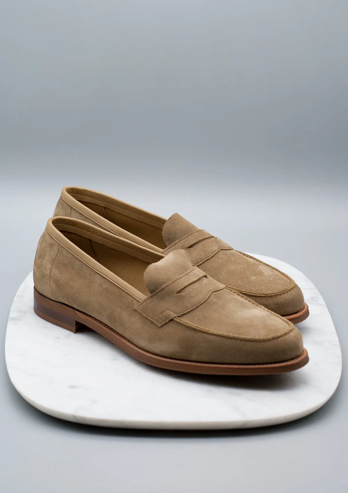 Duke - Unlined - Mushroom Suede - 137 last - R1