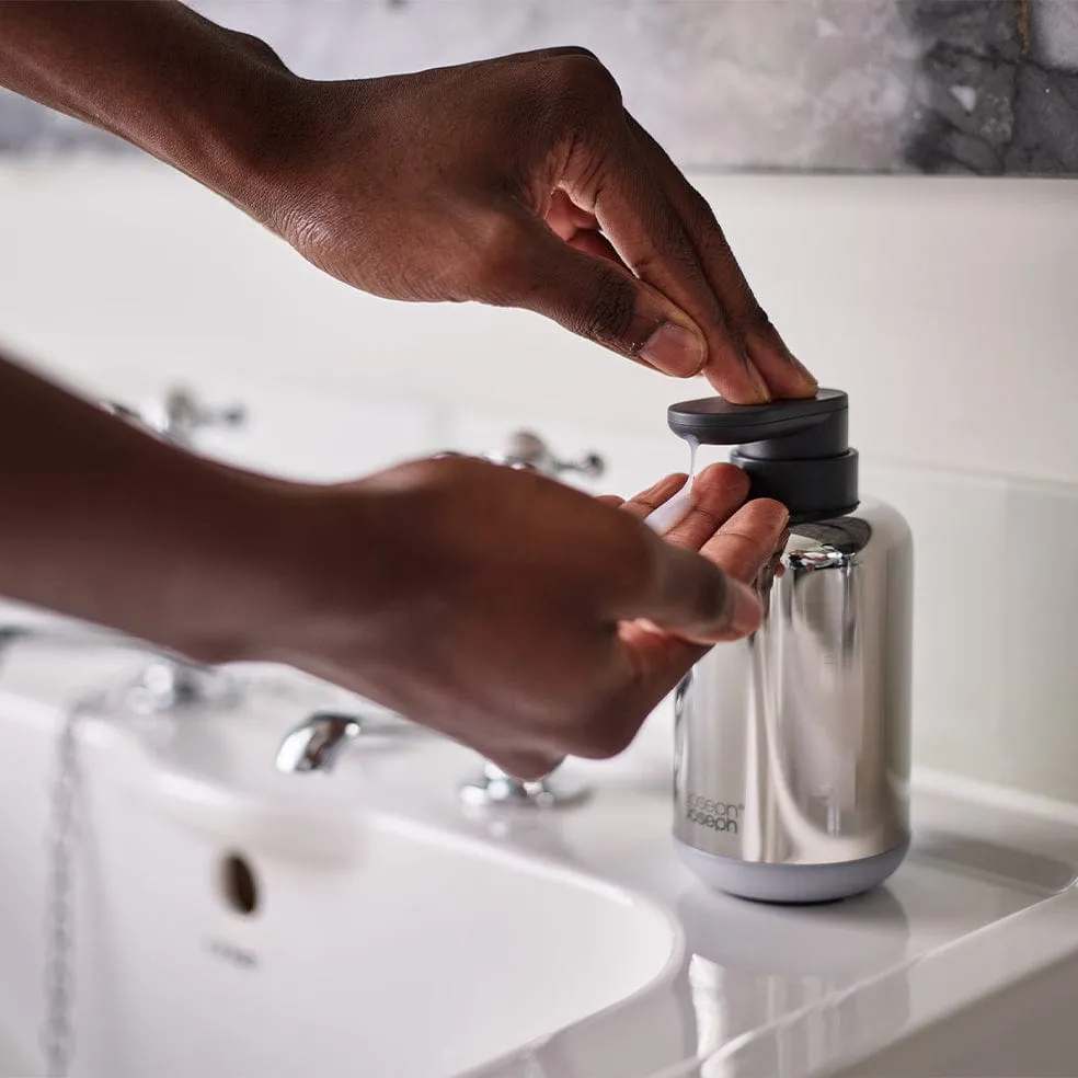 EasyStore™ Luxe Stainless-Steel Soap Pump